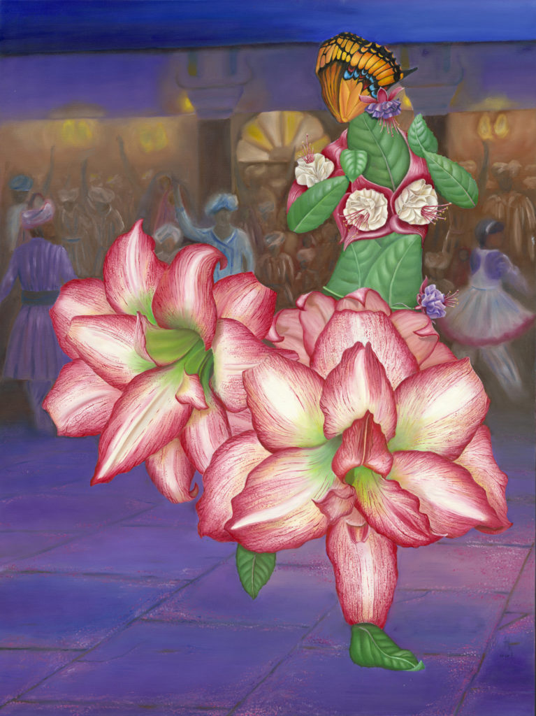 Flowerin' Desi Dancer